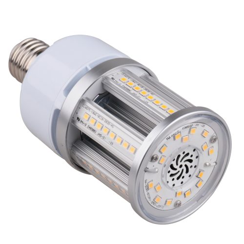 Juno 18w LED Cornlamp E27 (ES cap) Ip64 by Performance Lighting (perspective view front)