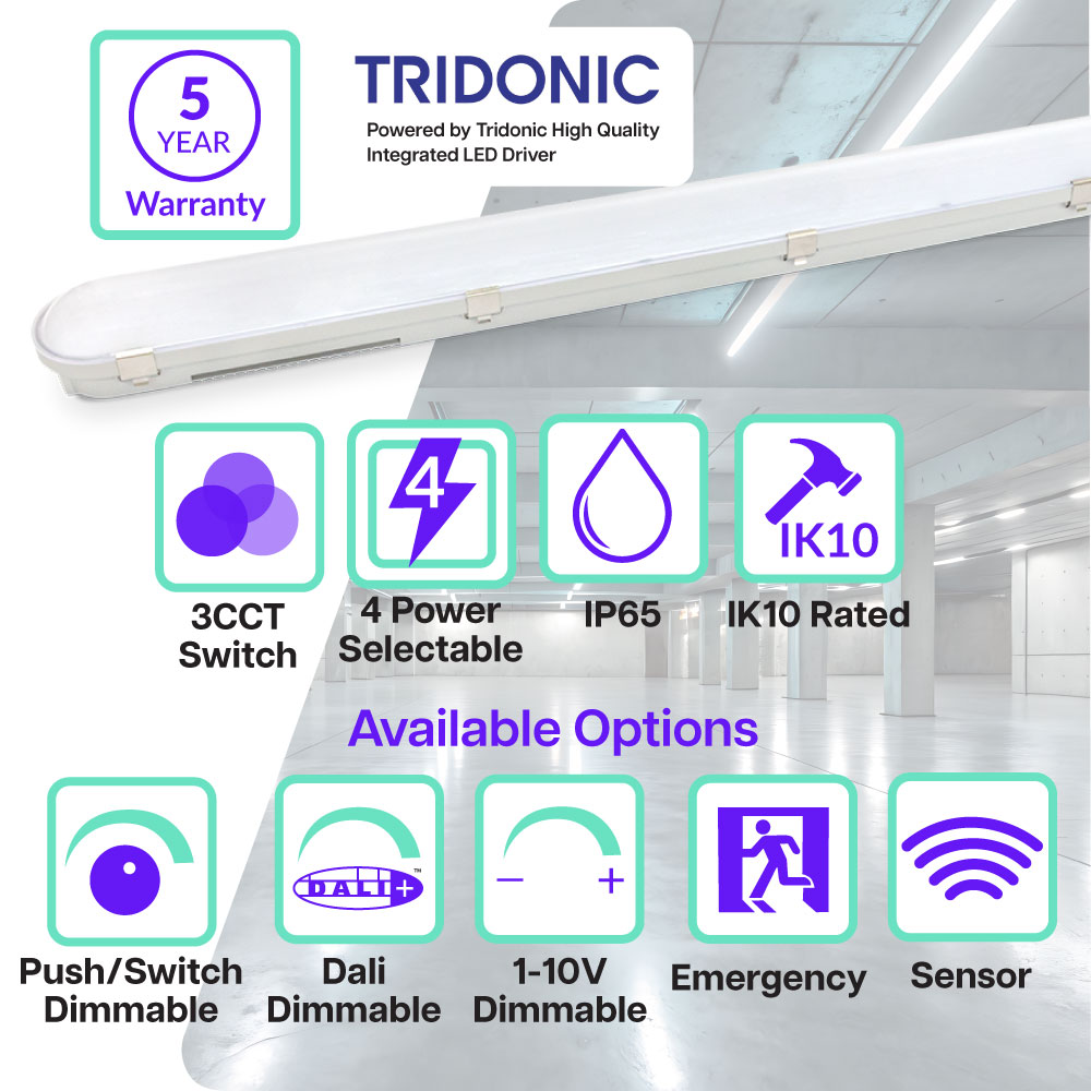 hydrus led batten light fitting
