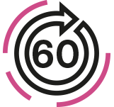 60 day returns icon