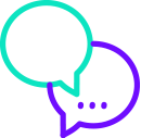 online chat bubbles