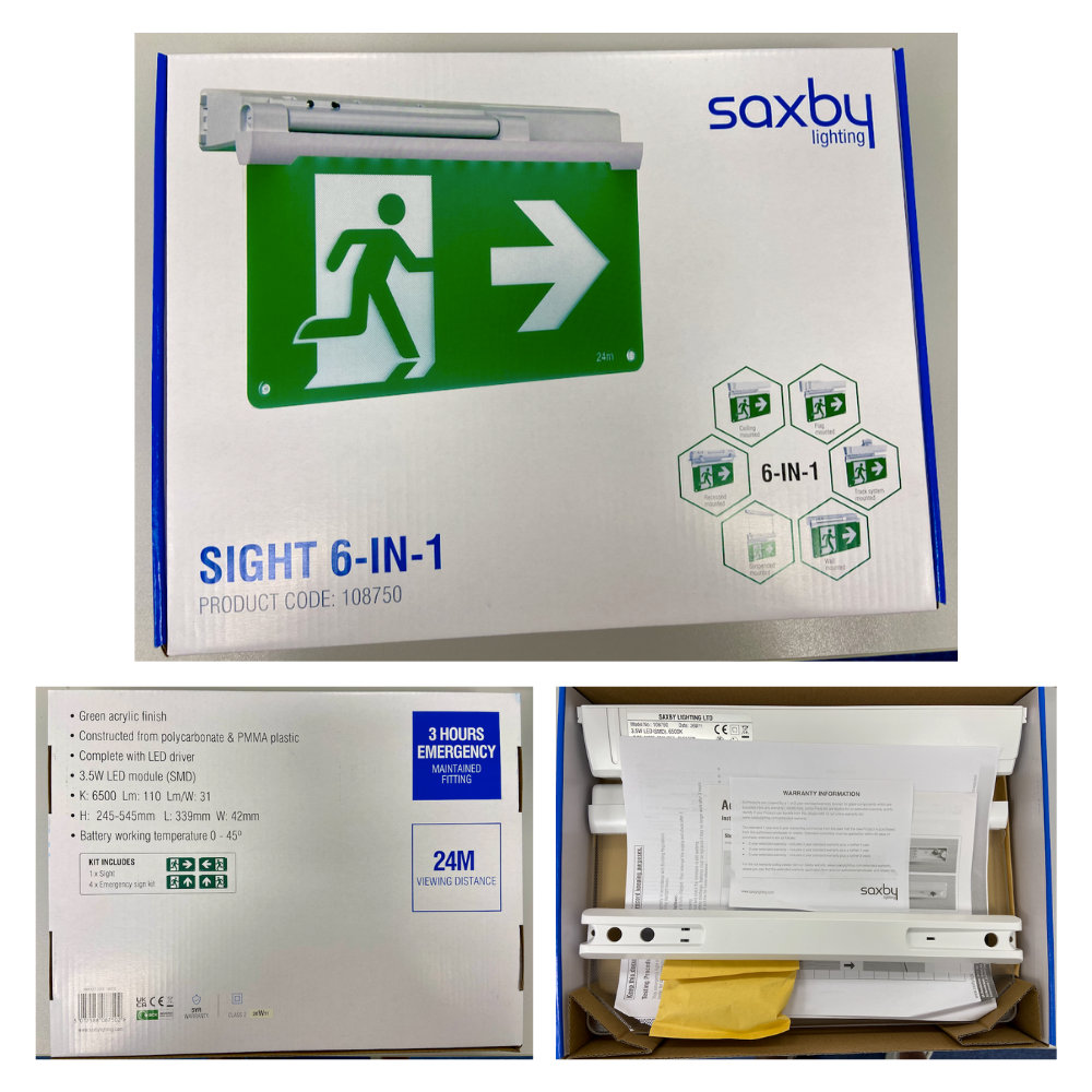 Saxby Lighting SightPRO 6-in-1 3.5W 6500K 108750 OEM BOX